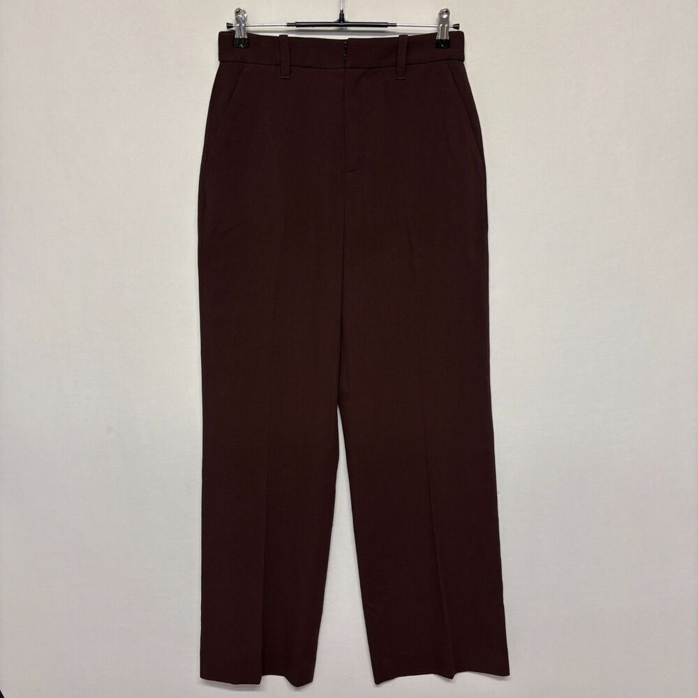ALC A.L.C. Women Wide Leg Dress Pants Trouser Size 8 Wool Blend D135 -5
